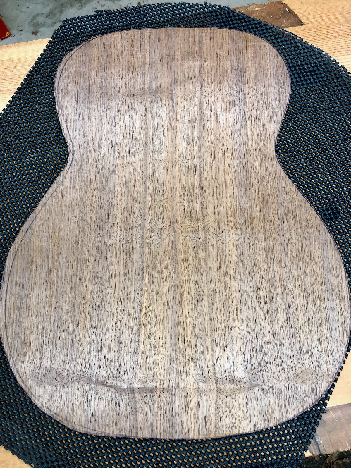 Walnut Guitar Back